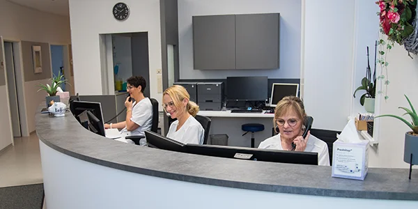 Der Empfang in der Praxis